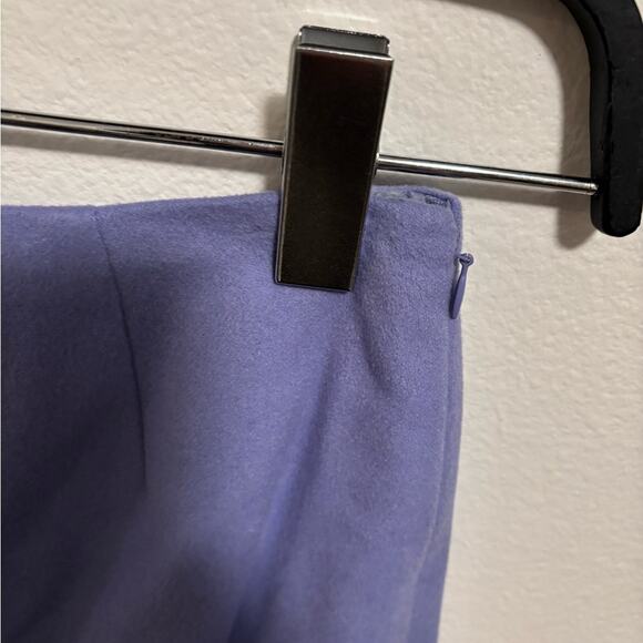 Ann Taylor Loft Periwinkle Purple Virgin Wool Blend Size 4 - Picture 5 of 8